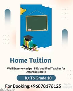 Home Tuition Available