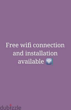 free wifi connection available