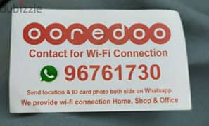 Ooredoo WiFi Connection Available Service