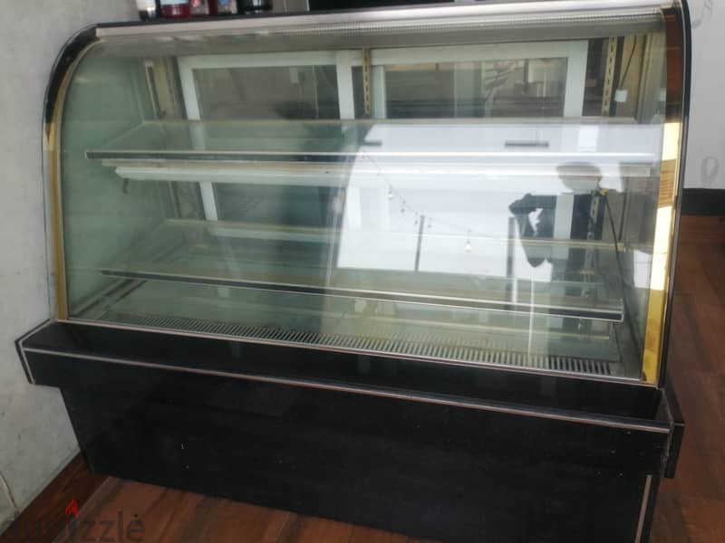 Big size Chiller cake/fruit displayer for sale 4