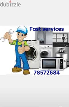 Maintenance automatic washing machine and Refrigerator's