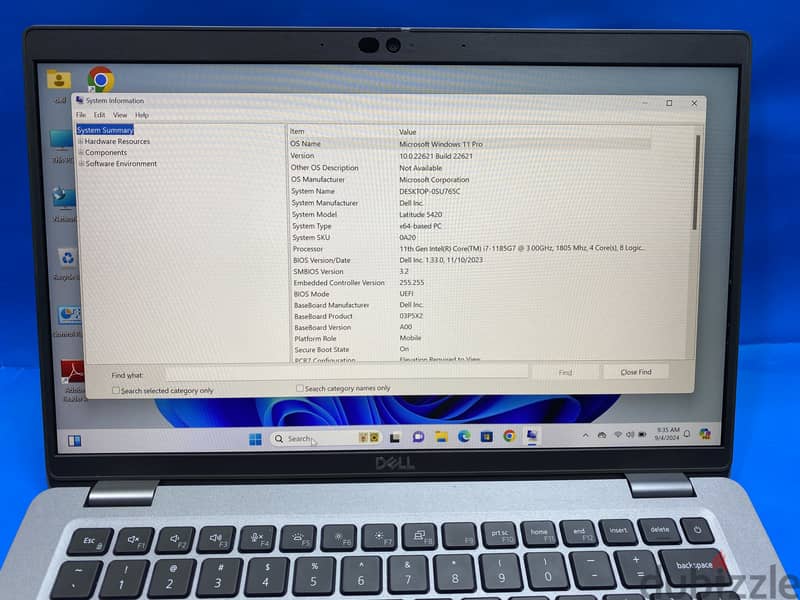 DELL LATITUDE 5420 TOUCH SCREEEN i7-16RAM-512GB SSD 5