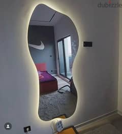 mirror with stan & LEd light