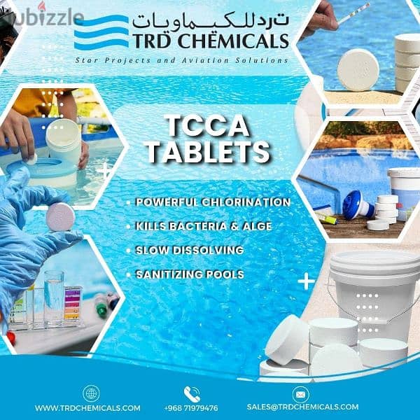 Top-Quality TCCA Tablets for Pool Maintenance–Reliable and Effective!" 1