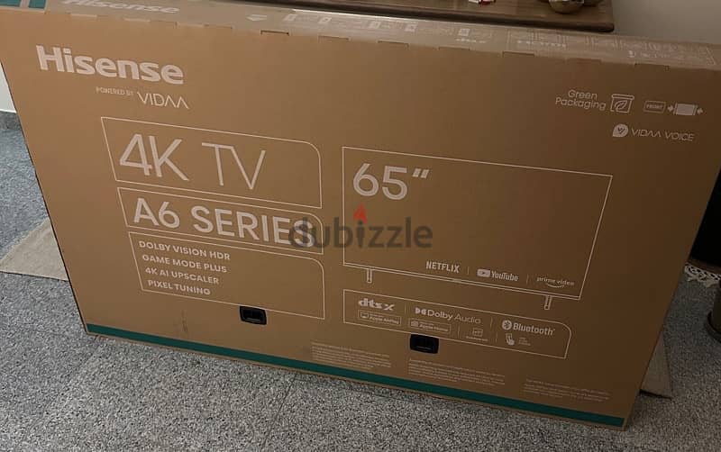 hisense 65inch 4K Tv 1