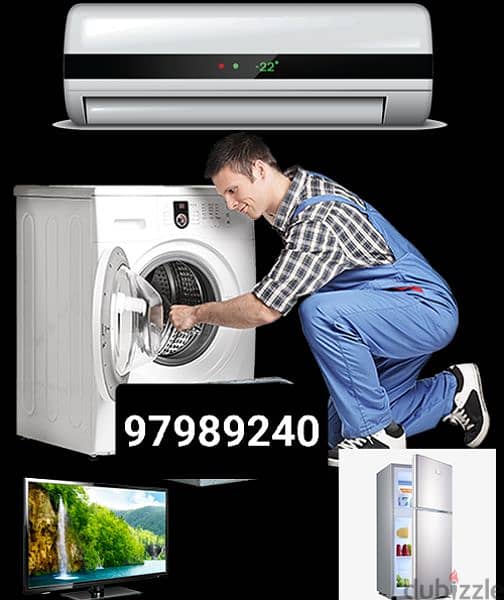 AC AUTOMATIC WASHING MACHINE AND fridge jdjejehe 0