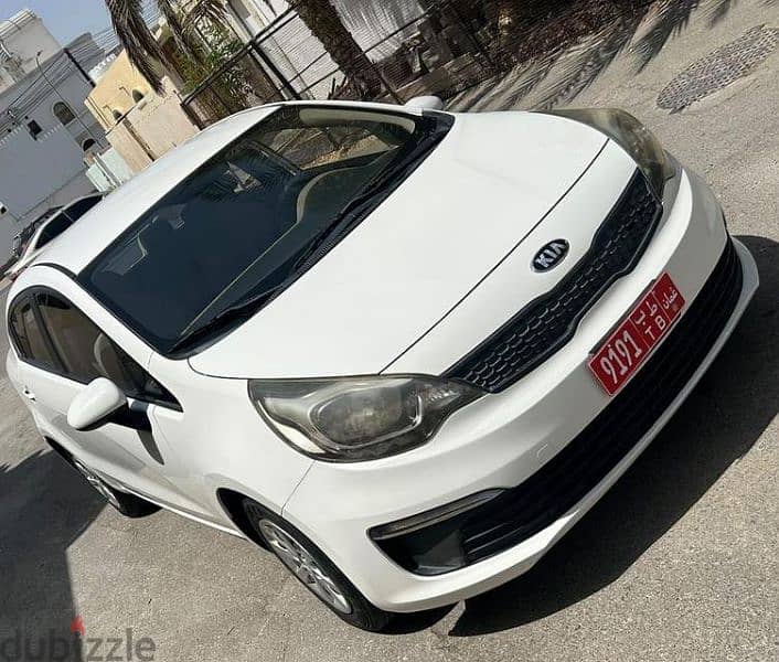 kia rio for rent كيا ريو للايجار 0