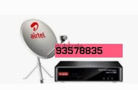 Satellite receiver and Dish antenna installation Nileset DishTv AirTel