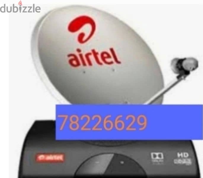 Home service  Nileset Arabset Airtel DishTv osn fixing 0