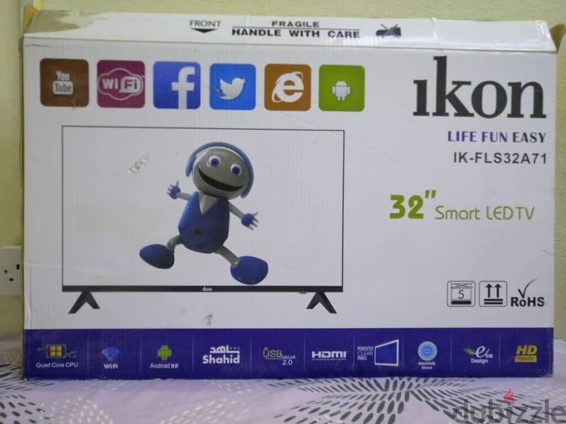 Smart lcd 32 inch brand ikon 2