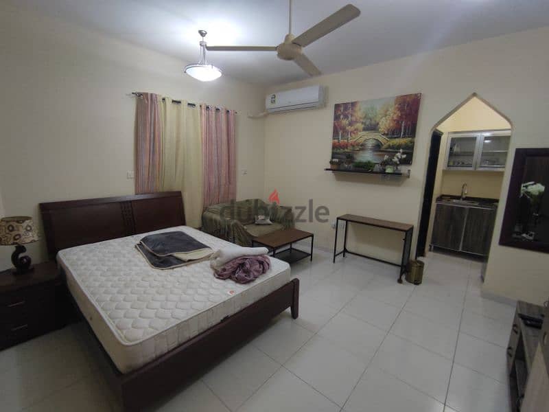 استوديو مفروش للايجار furnished studio for rent 1