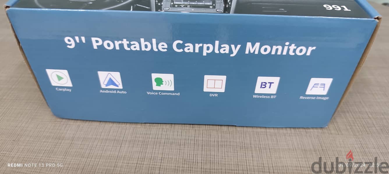 Car Portable Screen - Auto Android & carplay feature - unused- new 2