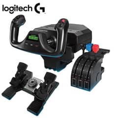 Logitech G PRO Flight Yoke System With Rudders