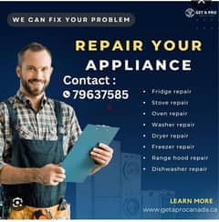 MAINTENANCE AC AUTOMATIC WASHING MACHINE AND REFRIGERATOR REPAIR