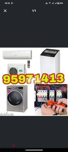 washing machine repair and fixing AC plumber electric electrician 0