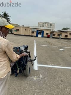 Machine for Road marking, Car parking and stone painting