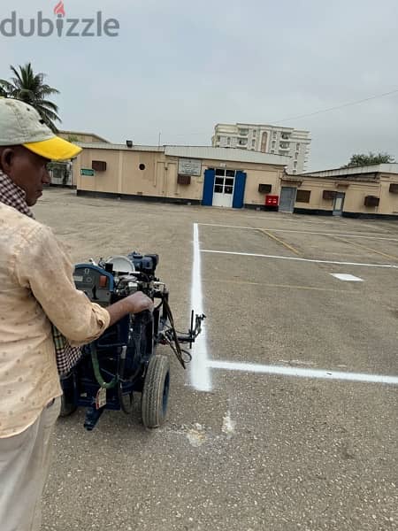 Machine for Road marking, Car parking and stone painting 0