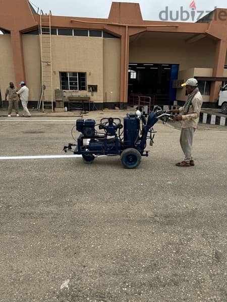 Machine for Road marking, Car parking and stone painting 1