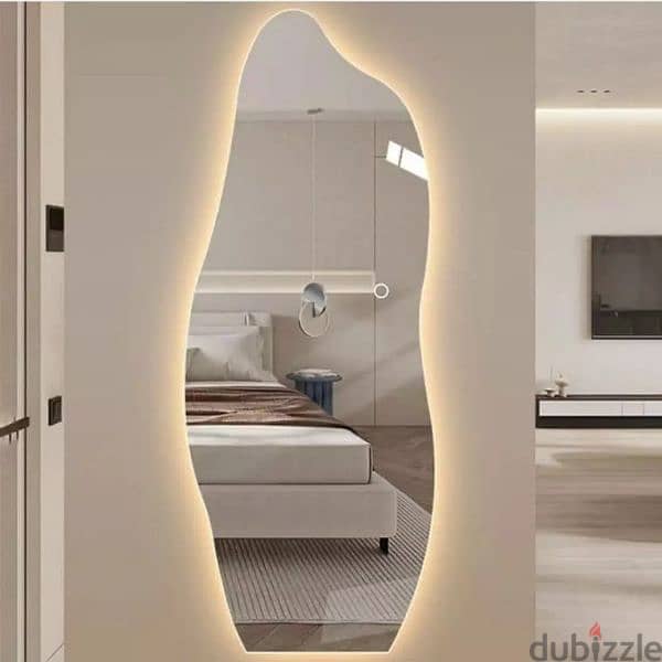 mirror with stan & LEd light for washroom, bedroom, drawing room 8