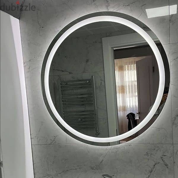 mirror with stan & LEd light for washroom, bedroom, drawing room 9