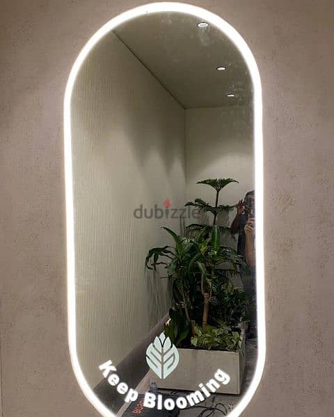 mirror with stan & LEd light for washroom, bedroom, drawing room 11