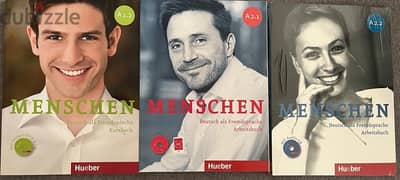 Germany books (Menschen A1.2-A2.1-A2.2 and starten wir)