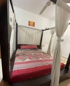 wooden bed urgent sale