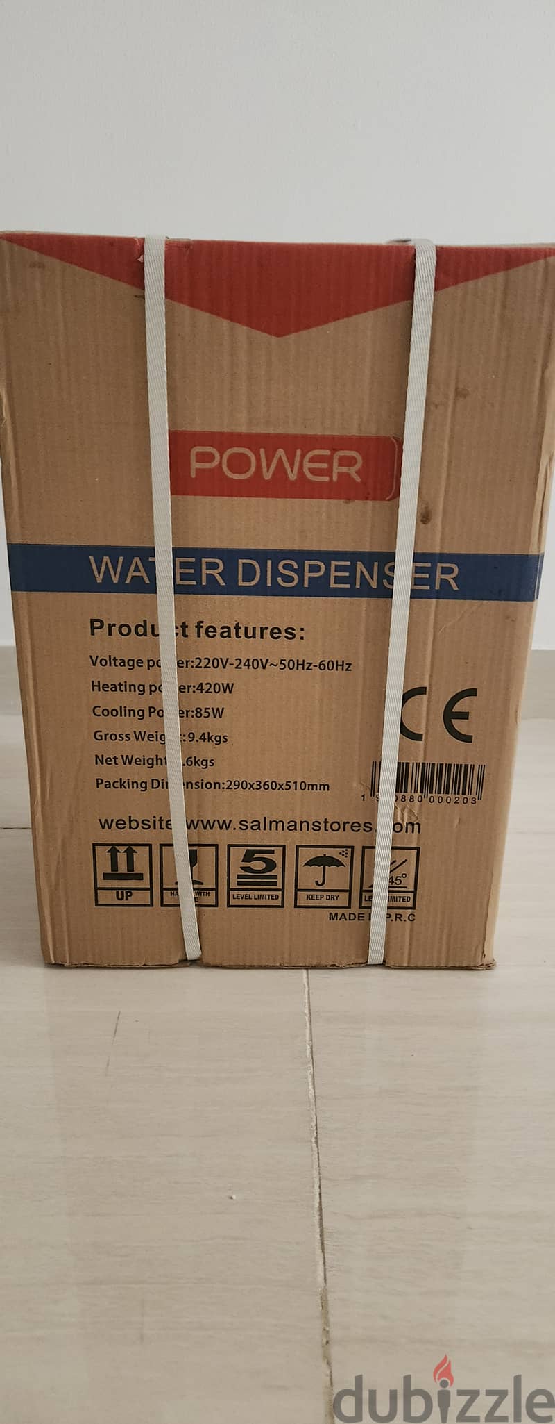 Power Water Dispenser with 2 Taps Hot & Cold Top Load 2