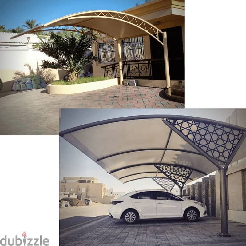 we do All Kinds Of Shade Work Car Parking Shades, BUS PARKING SHADE 4