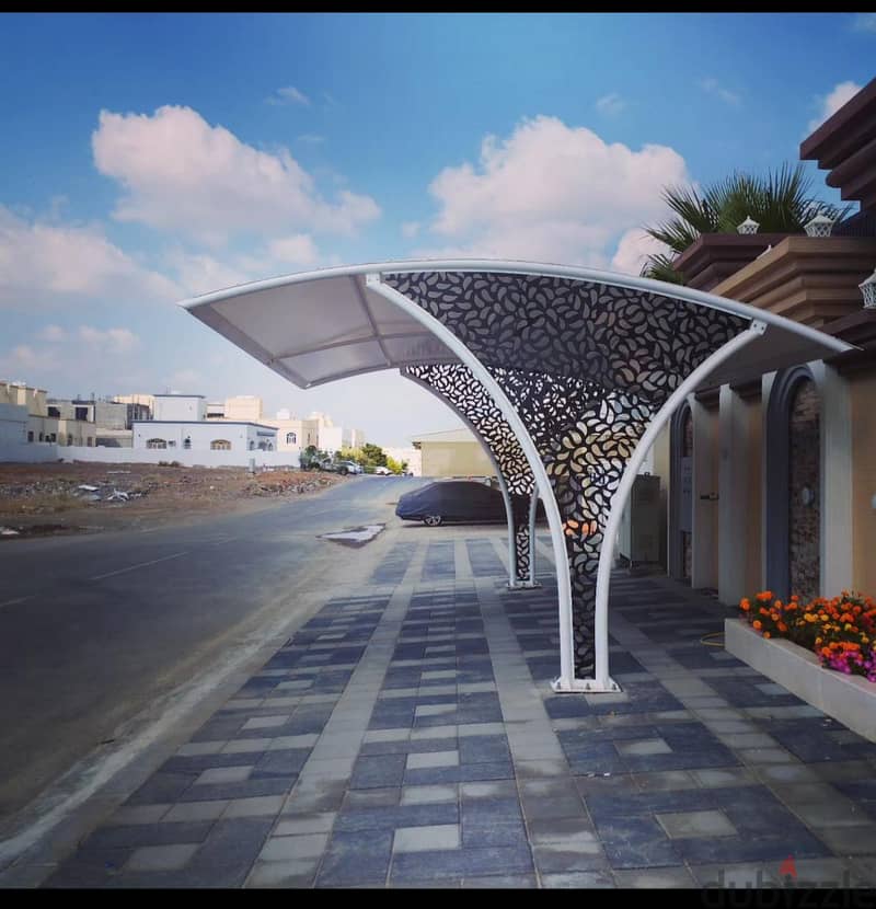 we do All Kinds Of Shade Work Car Parking Shades, BUS PARKING SHADE 6