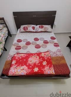 Urgent sale king size bed with matrix