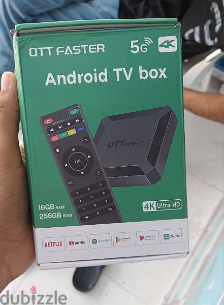 New Reciever & Android box with one year key 3