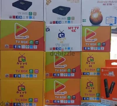 Android box New With 1year subscription All countries channels working