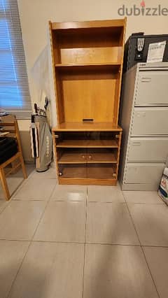 Wood Bookcase and shelving 0