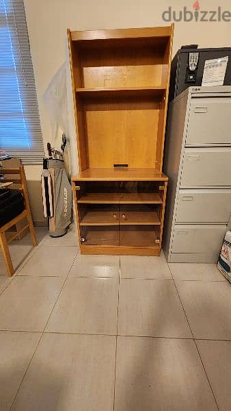 Wood Bookcase and shelving