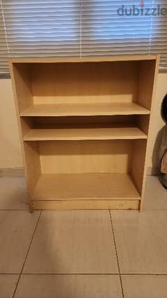 Matching desk, bookcase, glass cabinet.