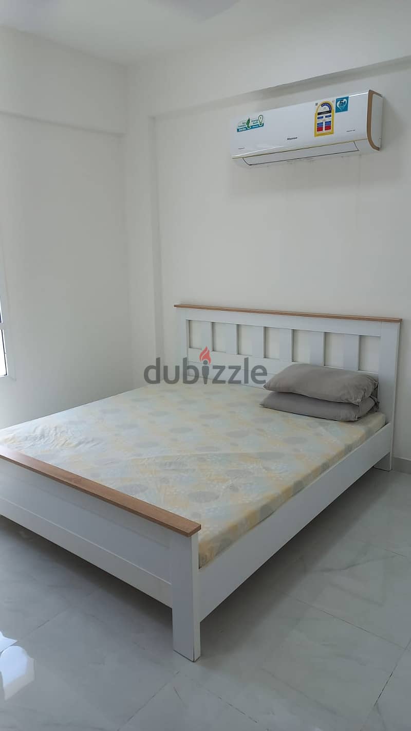 King size Bed with mattress along with Cupboard 3