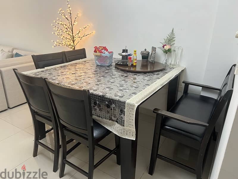 6 Seater Sofa Set & 6 Seater Dinner table for Sale 1