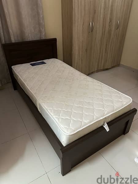 Single bed with Mattrass 1