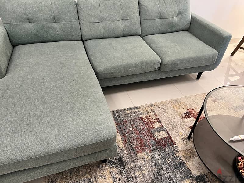 homecentre corner sofa 1