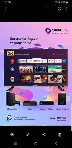 tv led lcd tv rapairing home sarvice all muscat