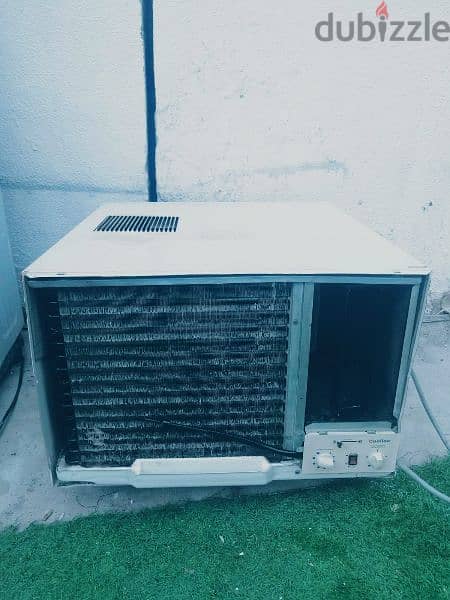 window AC cooler 1.5 B compressor made in Saudi Foundation no problem 1