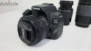 canon 250d with 2lens