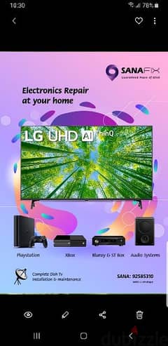 SONY SAMSUNG LG SMART NORMAL LED LCD TV RAPAIRING