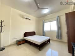 Fully Furnished spcious clean room + attached bathroom in Al Ghubrah