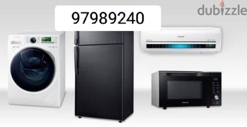 AC AUTOMATIC WASHING MACHINE AND fridge rndbdgegd 0