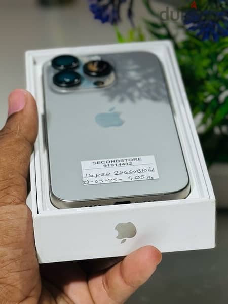 iPhone 15 pro 256 GB Apple warranty 23-03-2025 2