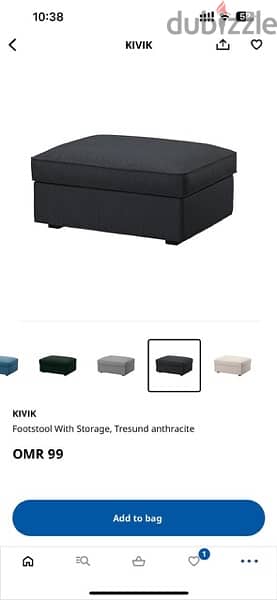 reduced price 4 Seaters KIVIK sofa for sale in perfect condition 2