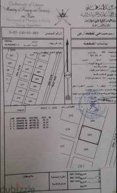 الخط الاول شارع قار ارض للبيع في نخل الحسنات خلف المهام