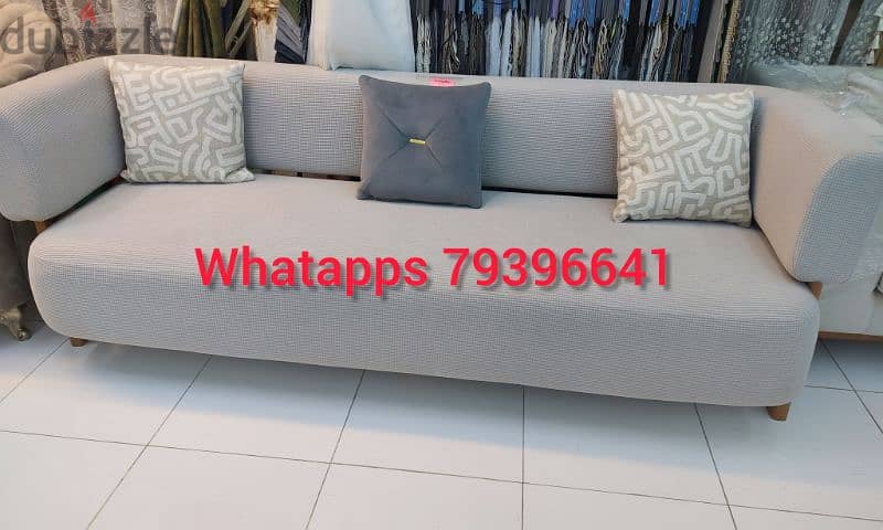 Special offer new 3 seater sofa without delivery 1 piece 85 rial 2